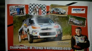 Poster championnat de France d'autocross 2015